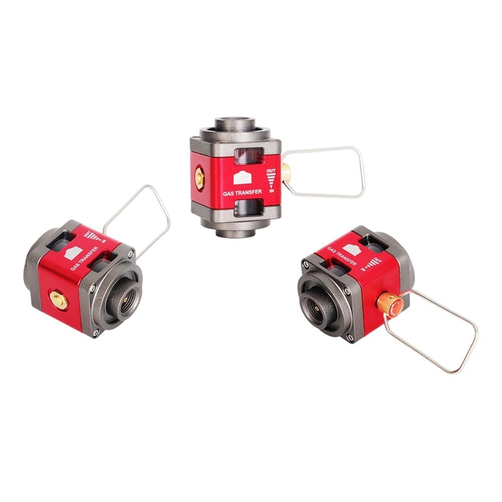 Gas Tank Converter for Camping with Visual Window and Pressure Release