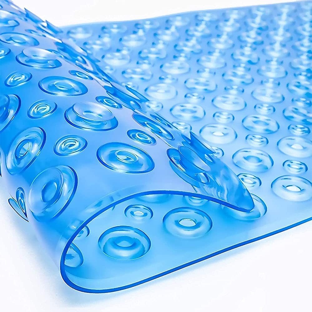 Anti-Mold Rubber Bath Mat Non Slip Bathtub Strong Suction Extra Large Shower Mat