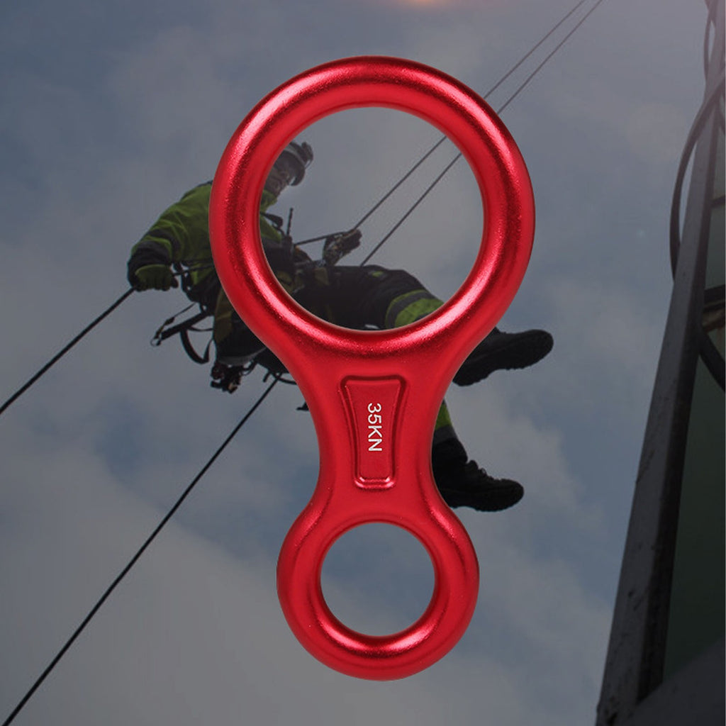 Figure 8 Descender 35KN Heavy Duty Colored Climbing Gear Downhill Equipment For
