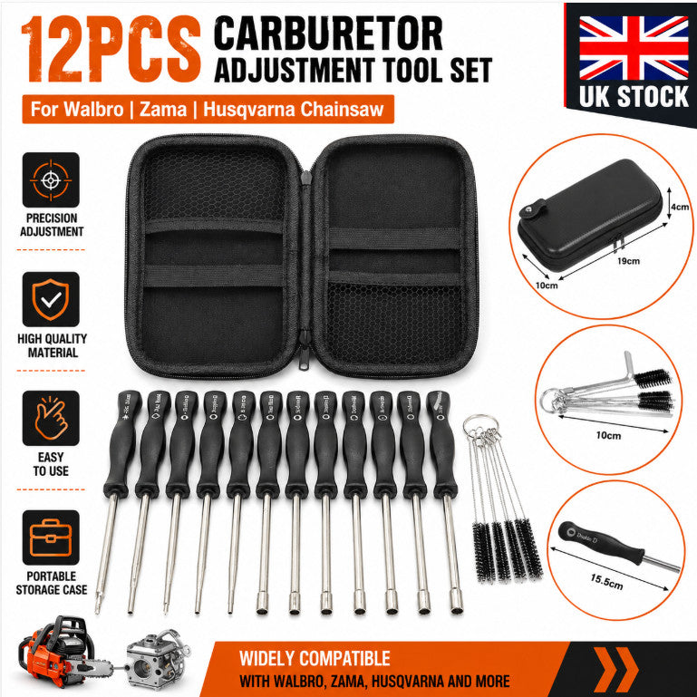 Carburetor Adjustment Tool Screwdriver For Walbro Zama Husqvarna Chainsaw