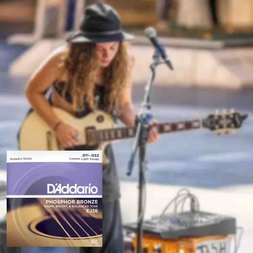 3PCS EJ26 Acoustic Guitar String Set Phosphor Bronze Custom Light 11 52 Gauge