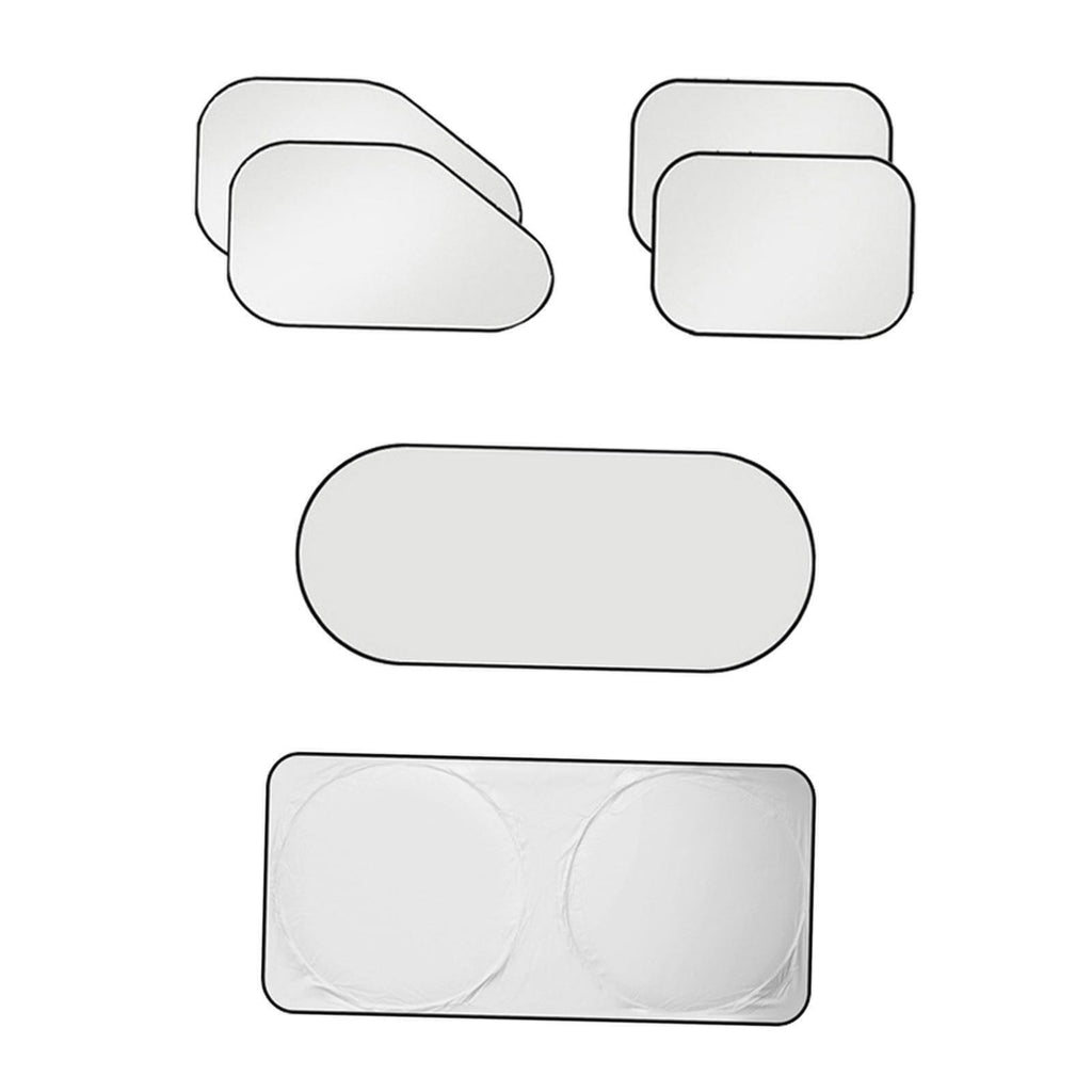 6 Pack Car Window Blackout Privacy Sun Shades Travel Camping Visor Cover