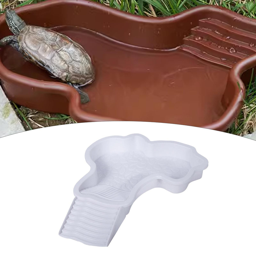 Reptile Bathing Pool Large Tortoise Feeder Reptile Water Bowl Tortoise Water